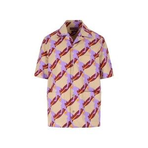 Gucci Surfer Print Shirt – Beige - NWT